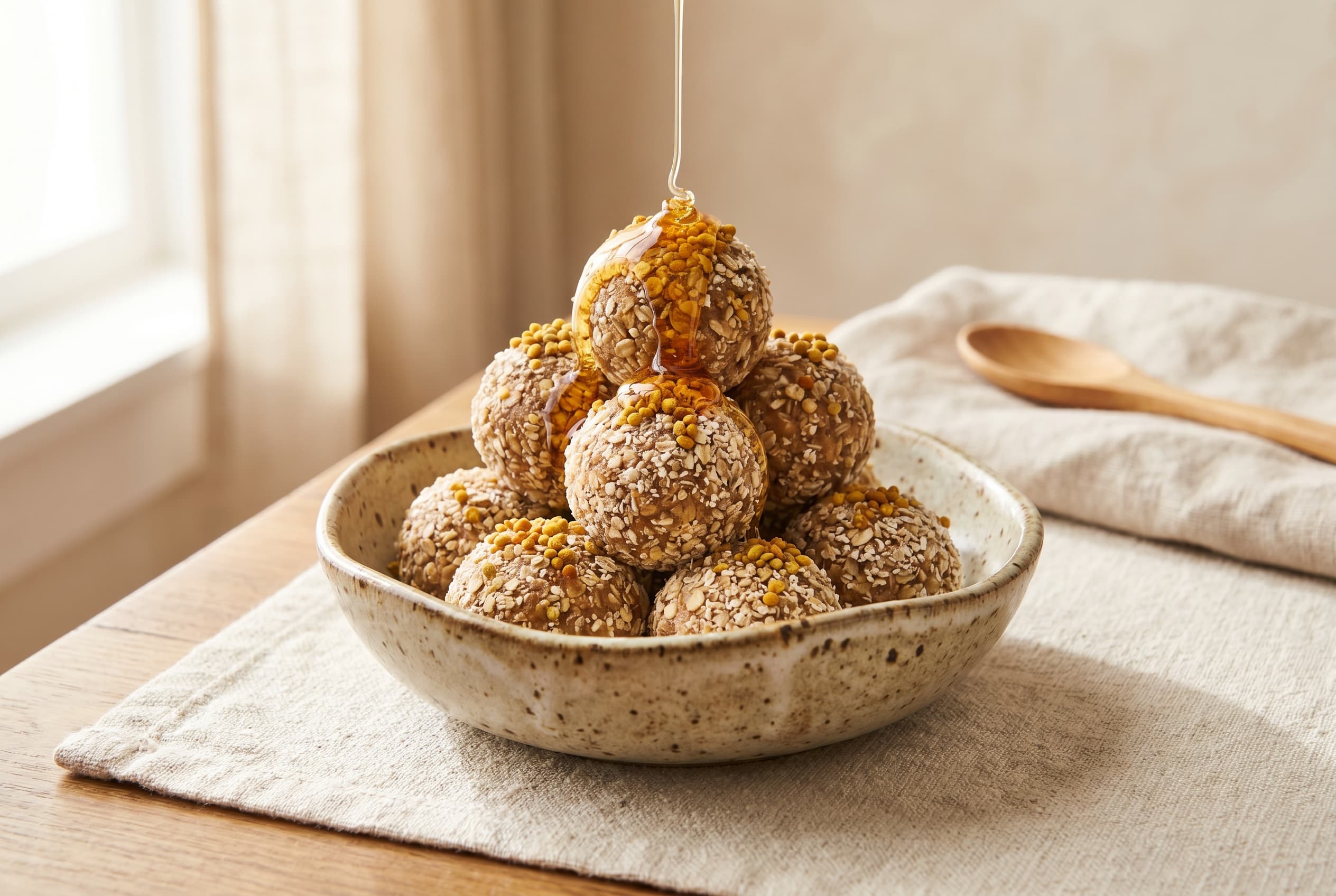 Honey & Pollen Energy Bites
