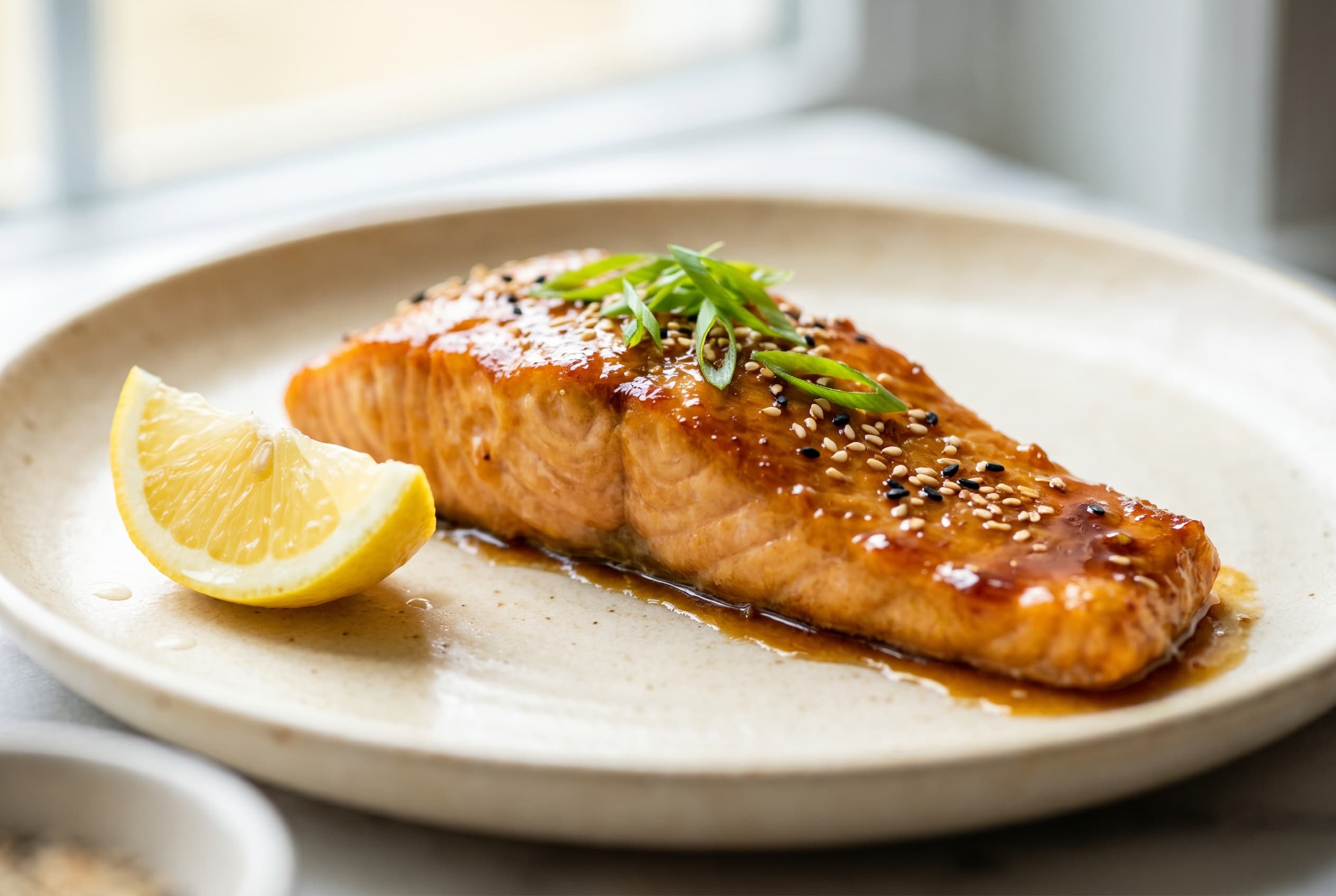 Honey Garlic Glazed Salmon
