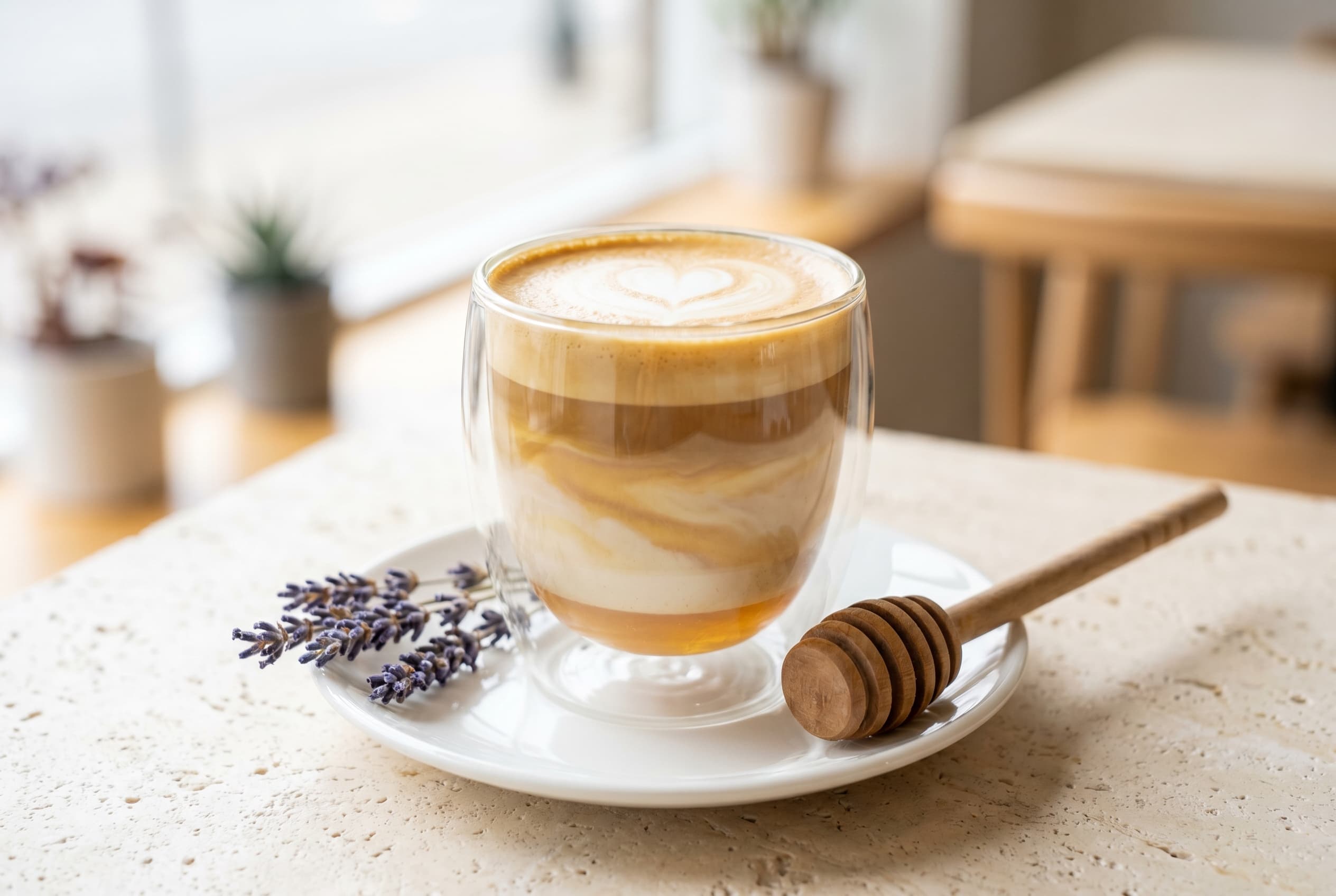 Honey Lavender Latte